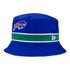 New Era Bills Reversible Golfer Bucket Hat In Blue & Green - Left Side View