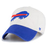 '47 Brand Bills Sidestep Clean Up Hat In White & Blue - Angled Left Side View