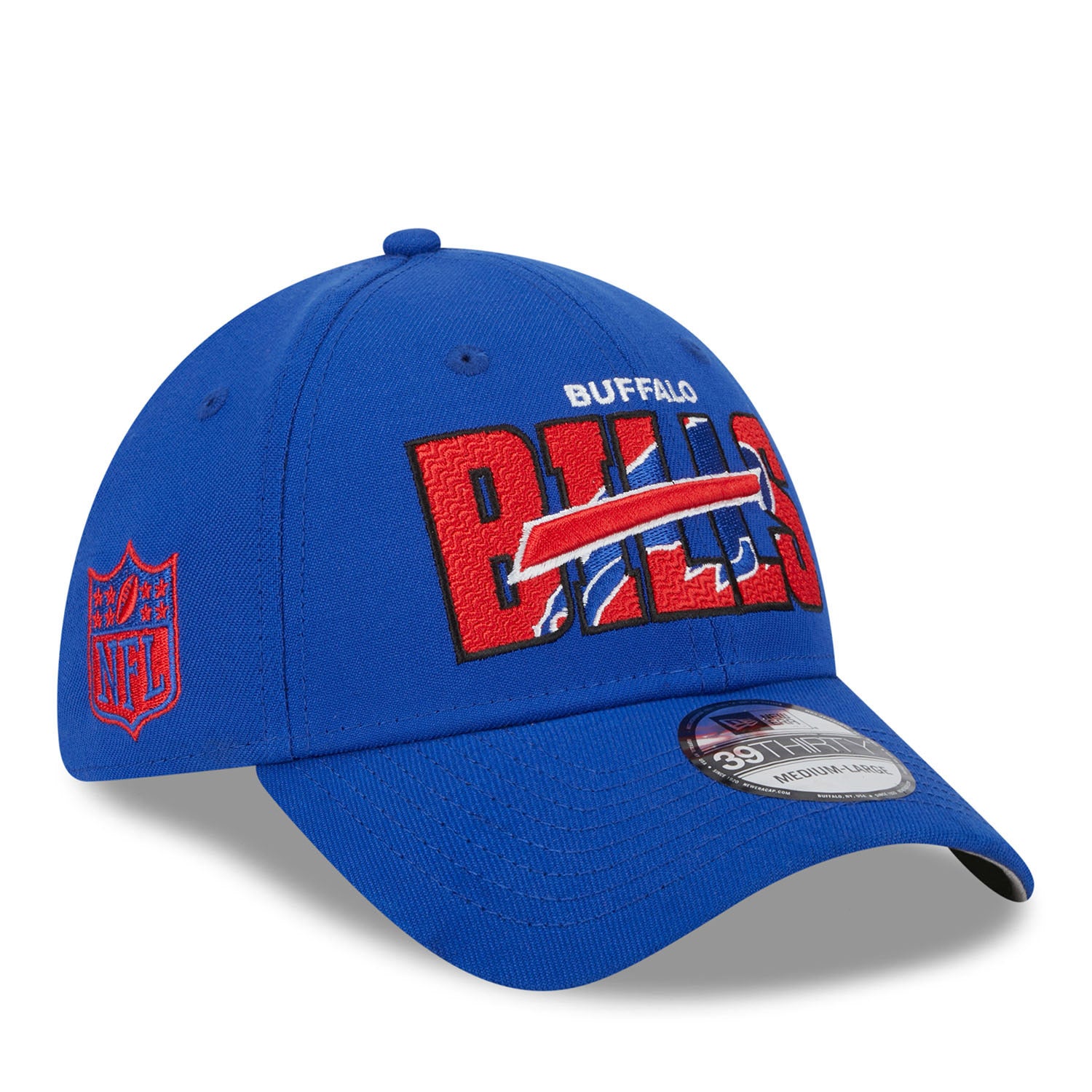 Men's New Era Royal Buffalo Bills 2023 NFL Draft 39THIRTY Flex Hat Size: Small/Medium