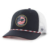 '47 Brand Bills Union Patch Flag Trucker Hat in Navy - Front View