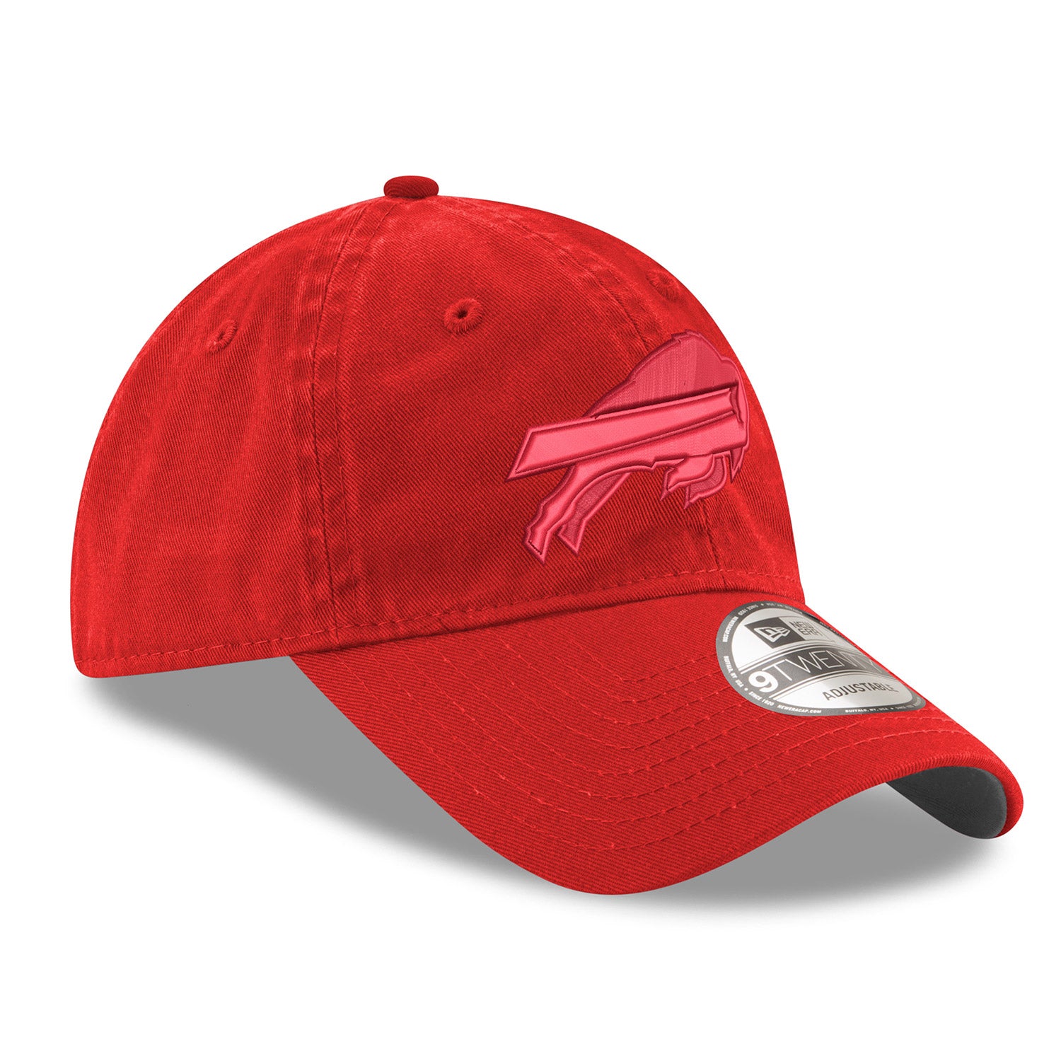 New Era Bills Red With Standing Buffalo Adjustable Hat