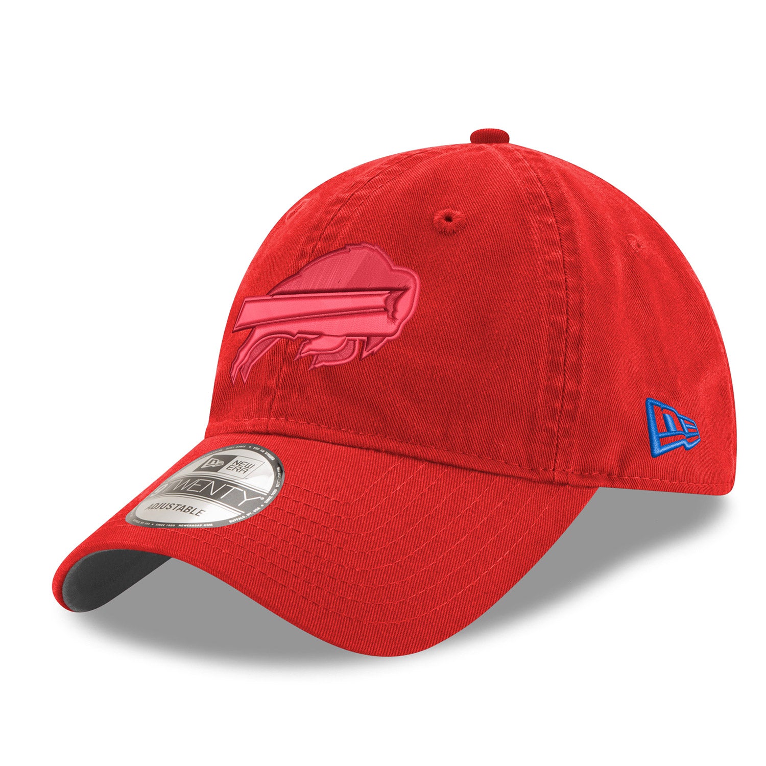 New Era Bills Red With Standing Buffalo Adjustable Hat