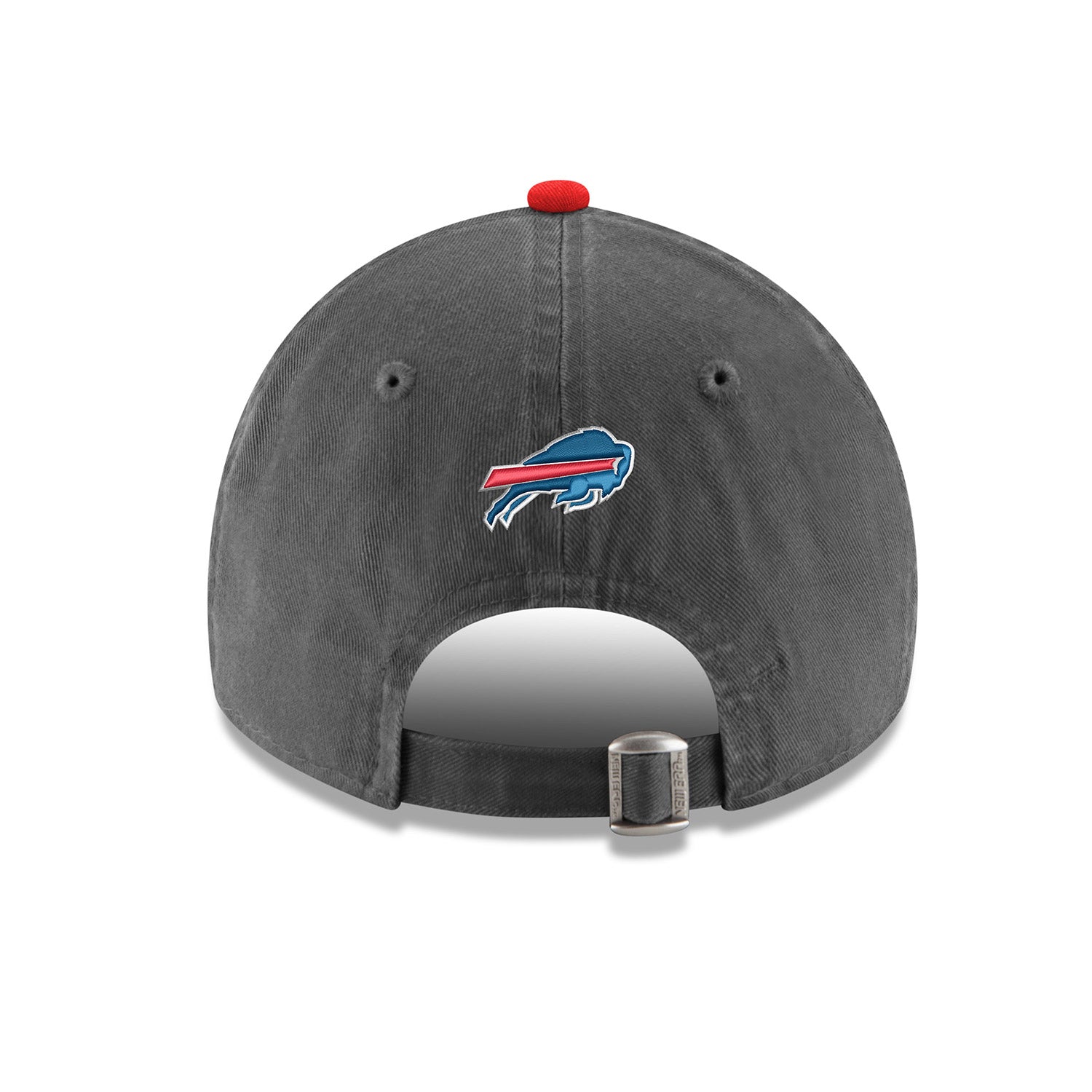 New Era Bills BUF Adjustable Hat In Grey - Back View