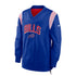 Nike Bills Sideline Wordmark Windshirt Jacket in Blue and Red - Front View