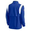 Nike Bills Sideline Repel Lightweight 1/2 Zip Jacket in Blue - Back View