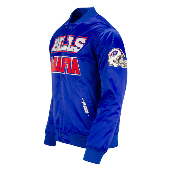 Pro Standard Bills Mafia Full-Zip Jacket in Blue, Red and White - Left View