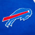 Pro Standard Buffalo Bills Varsity Jacket In Blue & White - Zoom View On Left Chest Logo