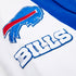 Pro Standard Buffalo Bills Varsity Jacket In Blue & White - Zoom View On Right Sleeve Logo