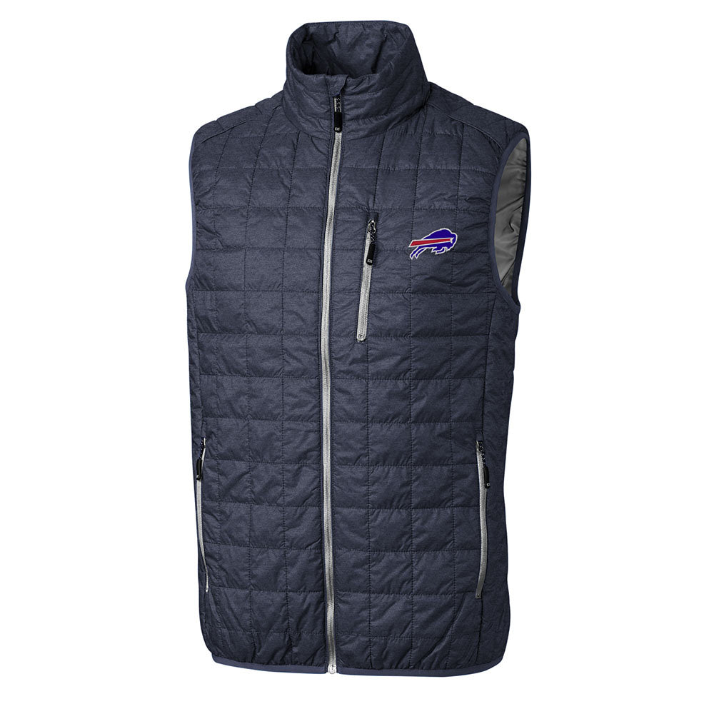 Cutter & Buck Primaloft Full Zip Vest in Navy - Front View