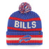 47 Brand Bills Bering Knit in Blue and Red - Front View