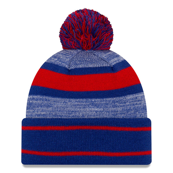 New Era Bills Stripe Knit in Blue and Red - Back View