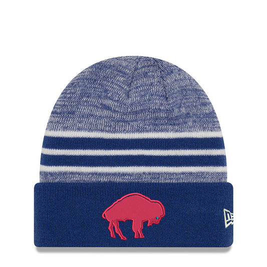 Bills New Era Vintage Knit in Blue - Front View