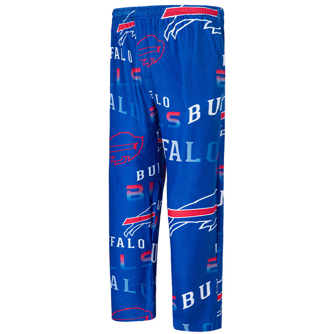 Buffalo Bills Camo Lines Print Pant, Royal Blue/Red