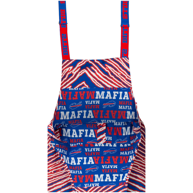 Zubaz Bills Large Zebra Print Bills Mafia Bib Overalls The Bills Store