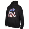 ICER Brands Bills Mafia Pullover Sweatshirt In Black, White, Blue & Red - Front View