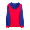 Junk Food Bills Team Wordmark Pullover Sweatshirt In Red & Blue - Back View