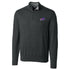 Cutter & Buck 1/4 Zip Lakemont Triblend Sweater in Grey - Front View