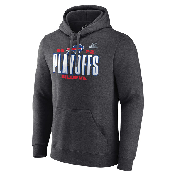 Nike Bills 2022 Playoff Participant Sweatshirt In Grey - Front View