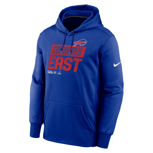 Nike Bills 2022 AFC East Division Champions Sweatshirt In Blue - Front View