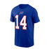 Nike Stefon Diggs Player T-Shirt in Blue - Front View