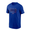 Nike Bills Property of the Team T-Shirt in Blue - Front View