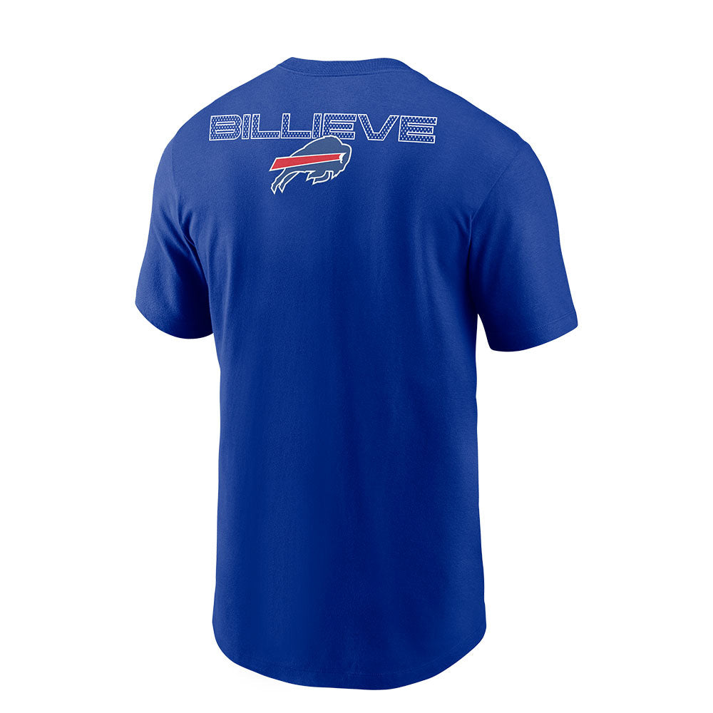 Buffalo Bills Youth Liquid Camo Logo T-Shirt - Royal