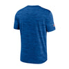 Nike Bills Dri Fit Velocity Wordmark T-Shirt in Blue - Back View