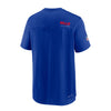 Nike Bills Drifit UV Coach T-Shirt in Blue - Back View
