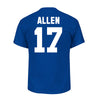Big and Tall Josh Allen Name & Number T-Shirt