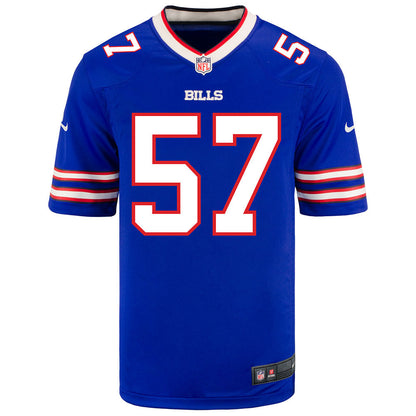 Nike Game Home A.J. Epenesa Jersey in Blue - Front View