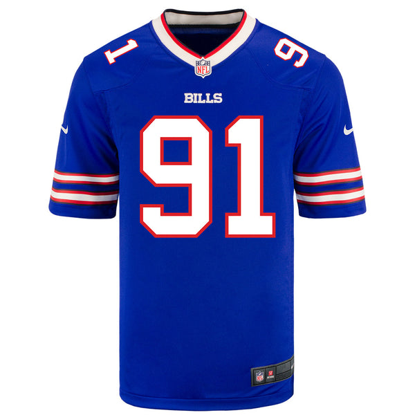 Nike Game Home Ed Oliver Jersey in Blue - Front View
