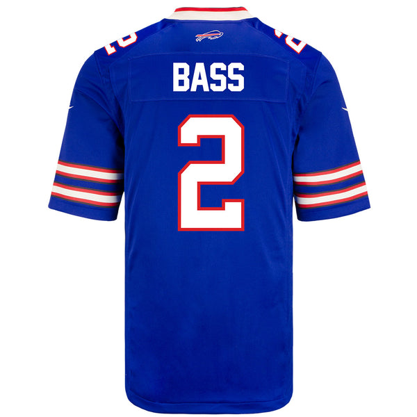 Nike Game Home Tyler Bass Jersey in Blue - Back View