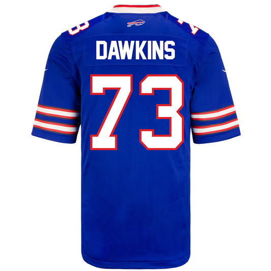 Nike Game Home Dion Dawkins Jersey in Blue - Back View