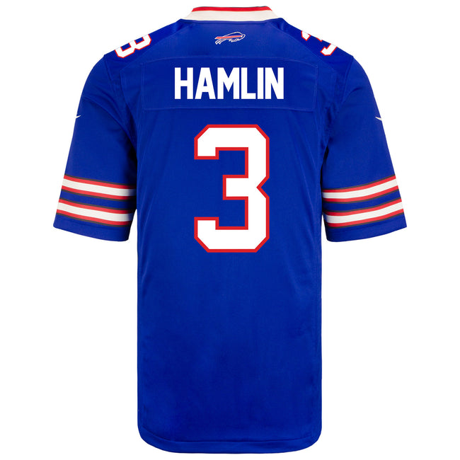 Men's Buffalo Bills Damar Hamlin Nike Red Alternate Game Jersey