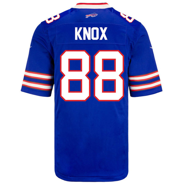 Nike Game Home Dawson Knox Jersey in Blue - Back View