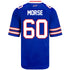 Nike Game Home Mitch Morse Jersey In Blue - Back View