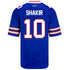 Nike Game Home Khalil Shakir Jersey in Blue - Back View