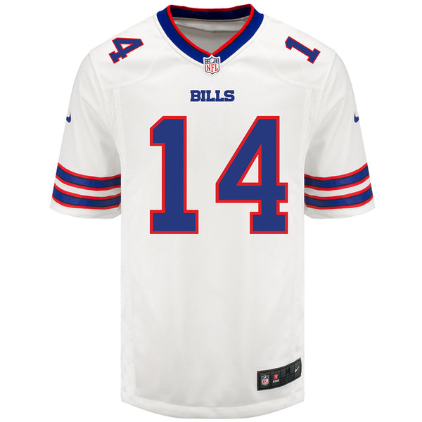 Nike Game Away Stefon Diggs Jersey in White - Front View