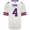 Nike Game Away James Cook Jersey in White - Back View