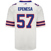 Nike Game Away A.J. Epenesa Jersey in White - Back View