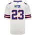 Nike Game Away Micah Hyde Jersey in White - Back View