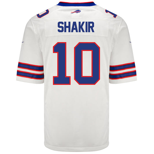 Nike Game Away Khalil Shakir Jersey in White - Back View