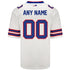 Nike Game Away Personalized Jersey in White - Back View