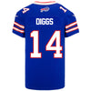 Nike Elite Home Stefon Diggs Jersey in Blue - Back View