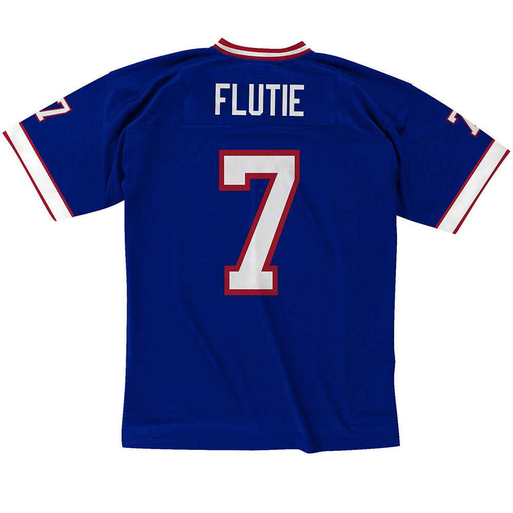 Doug Flutie Buffalo Bills Mitchell & Ness Legacy Replica Jersey in Blue - Back View