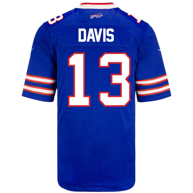 Men's Nike Gabe Davis White Buffalo Bills Game Player Jersey Size: 3XL