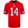 Nike Game Alternate Stefon Diggs Jersey in Red - Front View