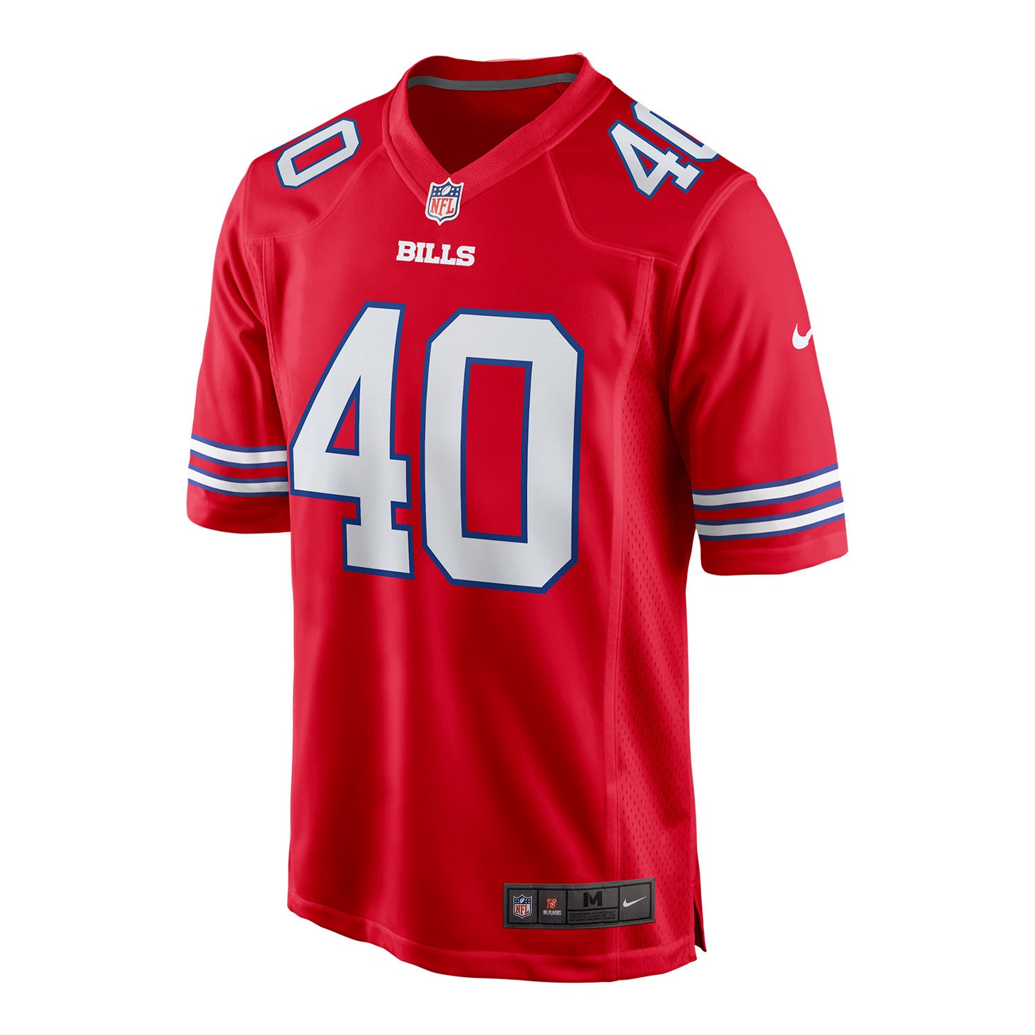 Nike Game Alternate Von Miller Jersey In Red - Front View