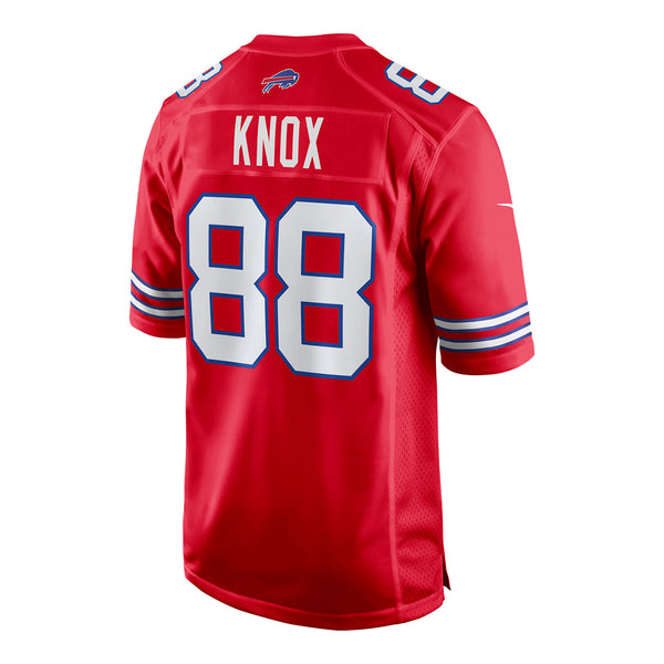 Nike Game Alternate Dawson Knox Jersey In Red - Back View