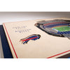 Bills 5 Layer Stadium View Sign - Front View